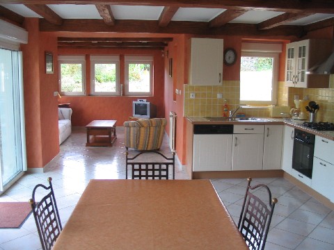 Vue sur la cuisine